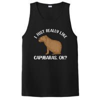 Funny Capybara Art For Men Women Kids Rodent Capybara Lover PosiCharge Competitor Tank