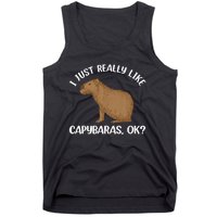 Funny Capybara Art For Men Women Kids Rodent Capybara Lover Tank Top