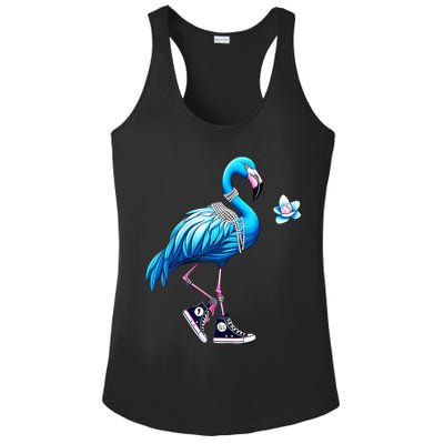 Flamingo Chucks And Pearls Kamala Harris 2024 Ladies PosiCharge Competitor Racerback Tank