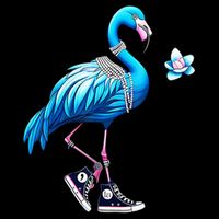 Flamingo Chucks And Pearls Kamala Harris 2024 Wool Snapback Cap