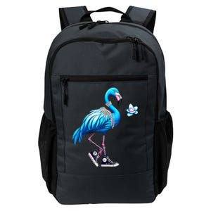 Flamingo Chucks And Pearls Kamala Harris 2024 Daily Commute Backpack