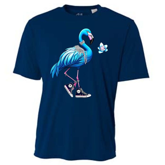 Flamingo Chucks And Pearls Kamala Harris 2024 Cooling Performance Crew T-Shirt