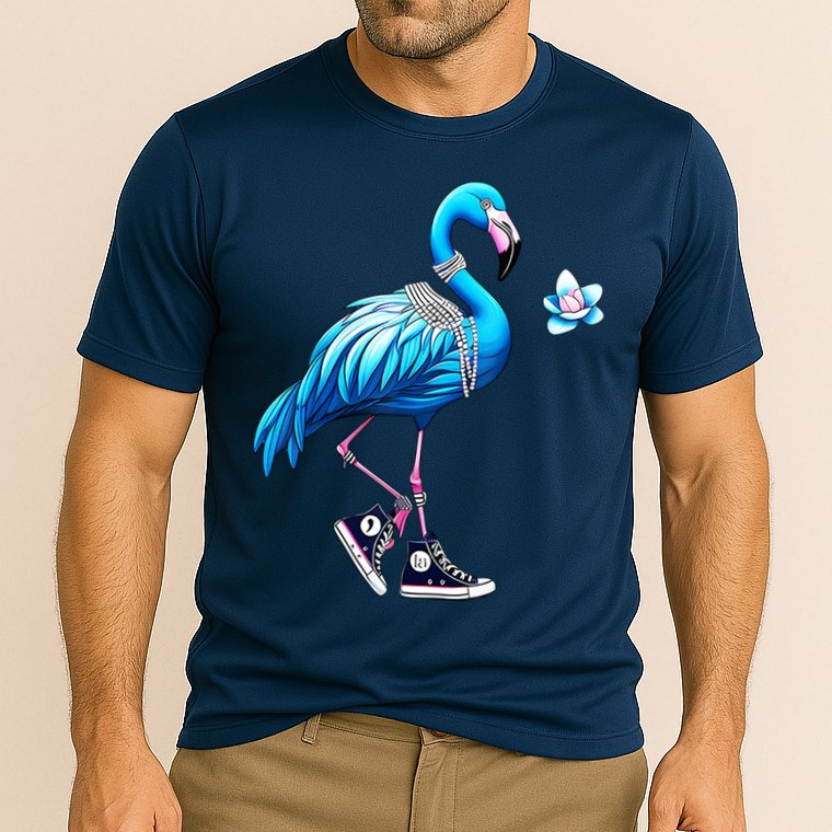 Flamingo Chucks And Pearls Kamala Harris 2024 Performance Shirt