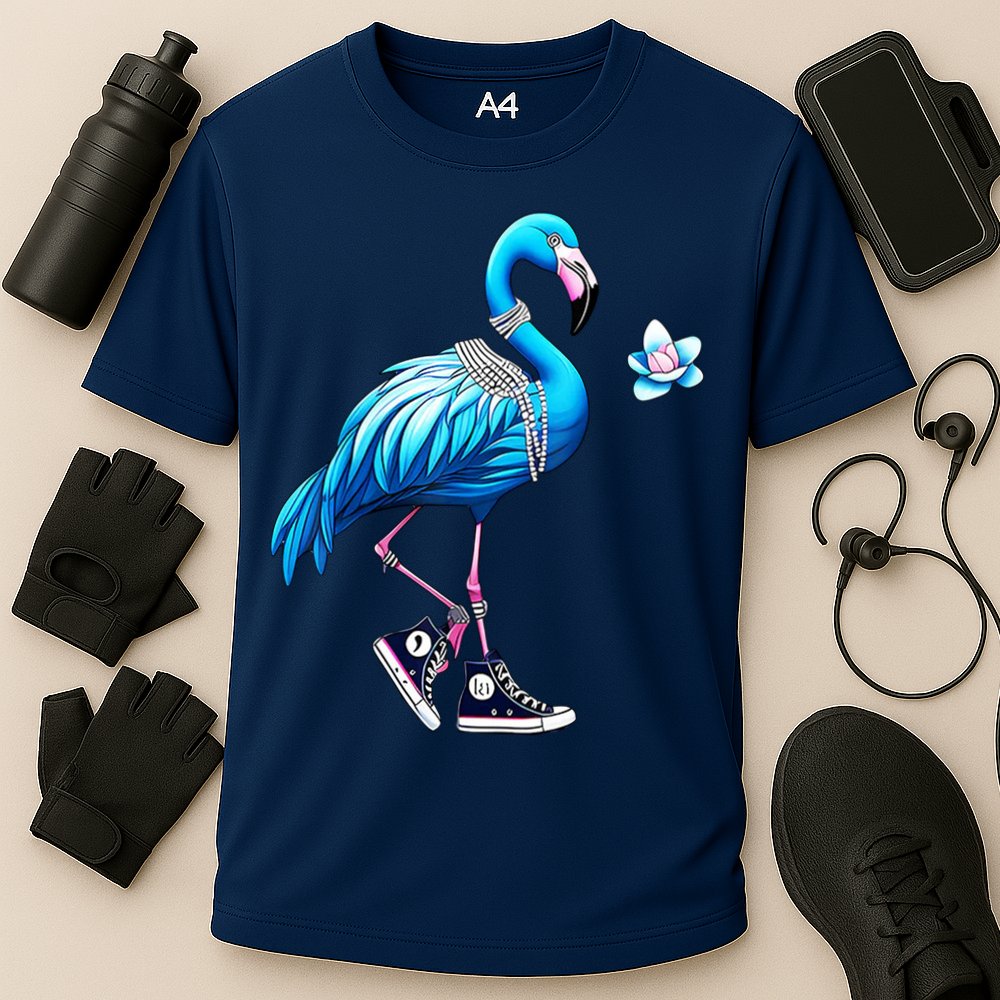 Flamingo Chucks And Pearls Kamala Harris 2024 Performance Shirt