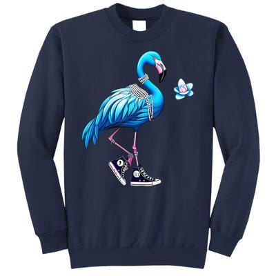 Flamingo Chucks And Pearls Kamala Harris 2024 Sweatshirt