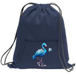 Flamingo Chucks And Pearls Kamala Harris 2024 Sweatshirt Cinch Pack Bag