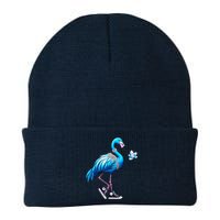 Flamingo Chucks And Pearls Kamala Harris 2024 Knit Cap Winter Beanie