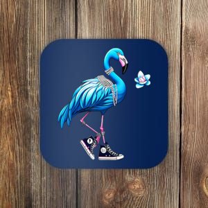 Flamingo Chucks And Pearls Kamala Harris 2024 Coaster