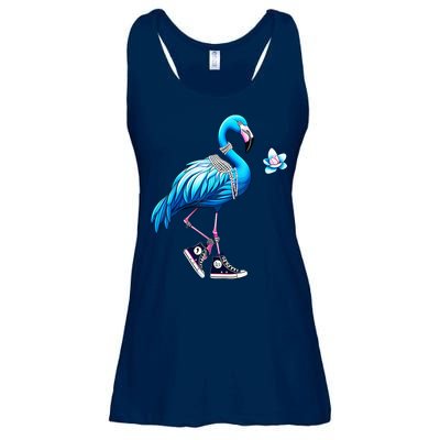 Flamingo Chucks And Pearls Kamala Harris 2024 Ladies Essential Flowy Tank