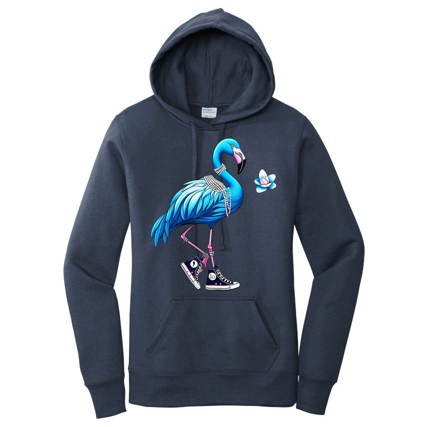 Flamingo Chucks And Pearls Kamala Harris 2024 Women's Pullover Hoodie