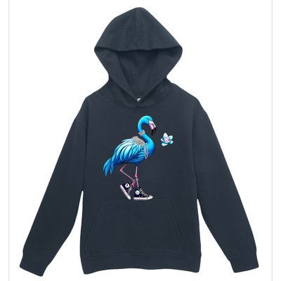 Flamingo Chucks And Pearls Kamala Harris 2024 Urban Pullover Hoodie