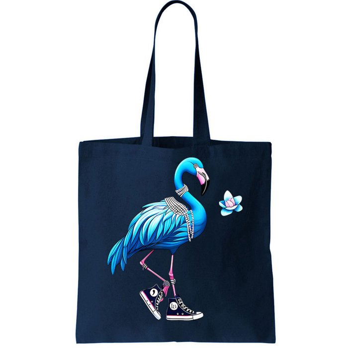 Flamingo Chucks And Pearls Kamala Harris 2024 Tote Bag