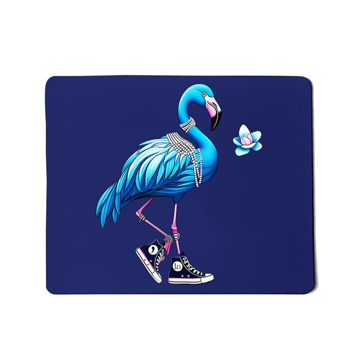 Flamingo Chucks And Pearls Kamala Harris 2024 Mousepad