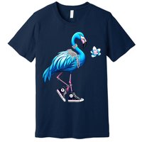 Flamingo Chucks And Pearls Kamala Harris 2024 Premium T-Shirt