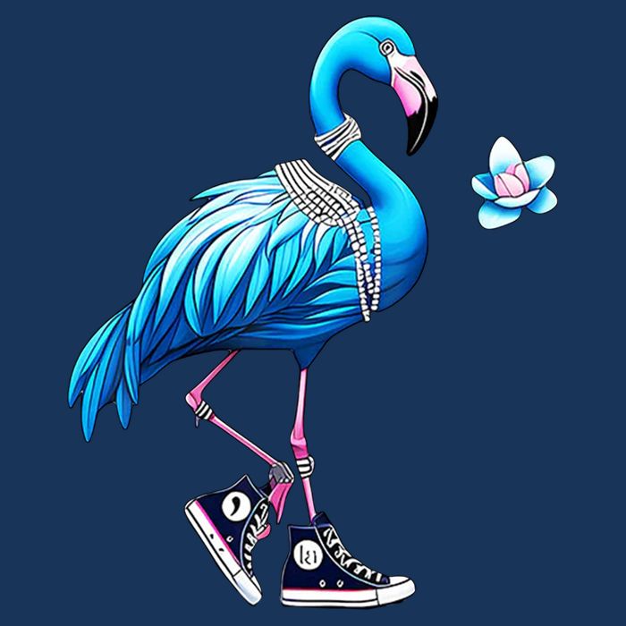 Flamingo Chucks And Pearls Kamala Harris 2024 Premium T-Shirt
