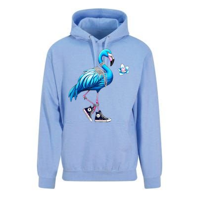 Flamingo Chucks And Pearls Kamala Harris 2024 Unisex Surf Hoodie