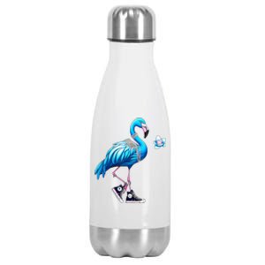 Flamingo Chucks And Pearls Kamala Harris 2024 Stainless Steel Insulated Water Bottle