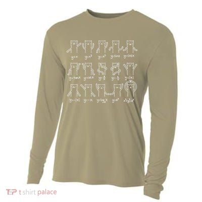 Funny Cat And Math Cat And Algebra Lover Cat Gift Cooling Performance Long Sleeve Crew