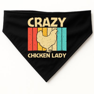 Funny Chicken Art For Women Mom Chicken Farmer Poultry Lover USA-Made Doggie Bandana