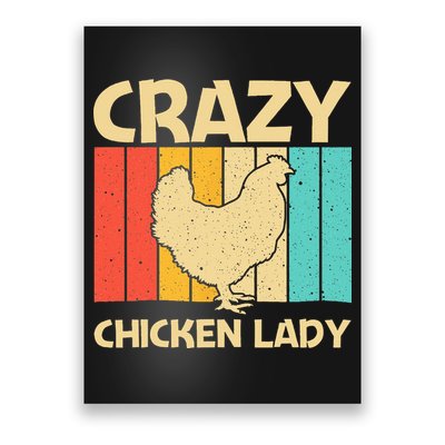 Funny Chicken Art For Women Mom Chicken Farmer Poultry Lover Poster
