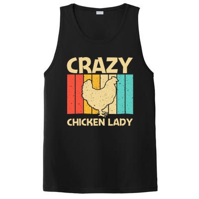 Funny Chicken Art For Women Mom Chicken Farmer Poultry Lover PosiCharge Competitor Tank