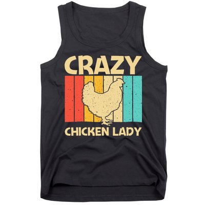 Funny Chicken Art For Women Mom Chicken Farmer Poultry Lover Tank Top