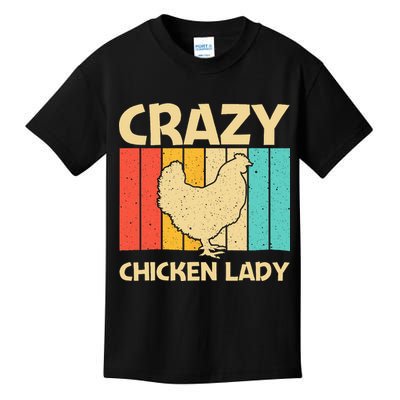 Funny Chicken Art For Women Mom Chicken Farmer Poultry Lover Kids T-Shirt