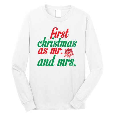 First Christmas As Mr And Mrs Long Sleeve Shirt