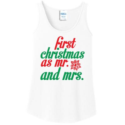 First Christmas As Mr And Mrs Ladies Essential Tank