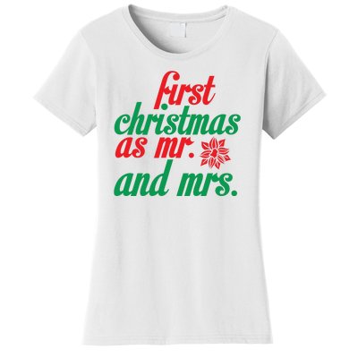 First Christmas As Mr And Mrs Women's T-Shirt