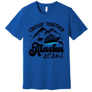 Family Cruise Alaska Together 2024 Matching Family Vacation Cute Gift Premium T-Shirt