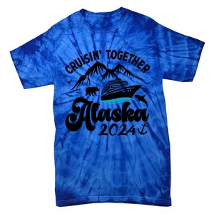 Family Cruise Alaska Together 2024 Matching Family Vacation Cute Gift Tie-Dye T-Shirt