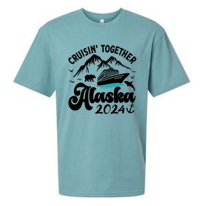 Family Cruise Alaska Together 2024 Matching Family Vacation Cute Gift Sueded Cloud Jersey T-Shirt