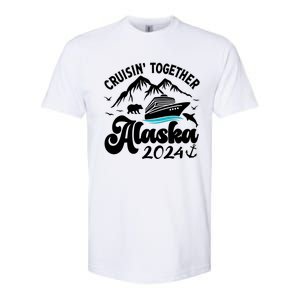 Family Cruise Alaska Together 2024 Matching Family Vacation Cute Gift Softstyle CVC T-Shirt