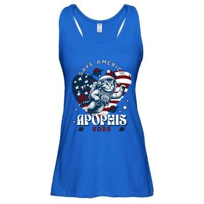 Funny Cat Astronaut Asteroid 99942 Apophis 2029 Cute Gift Ladies Essential Flowy Tank