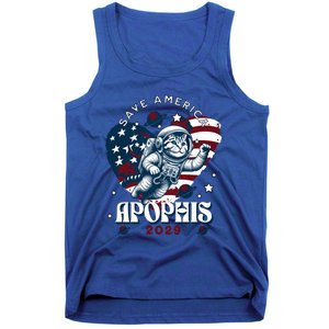 Funny Cat Astronaut Asteroid 99942 Apophis 2029 Cute Gift Tank Top