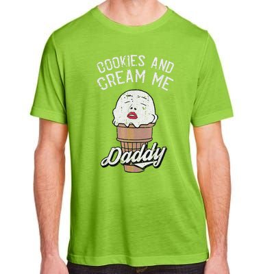 Funny Cookies And Cream Me Halloween Daddy Lazy Humor Horror Adult ChromaSoft Performance T-Shirt