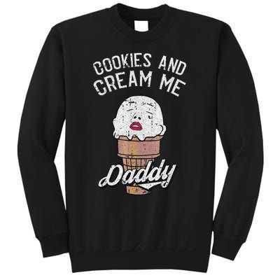 Funny Cookies And Cream Me Halloween Daddy Lazy Humor Horror Sweatshirt