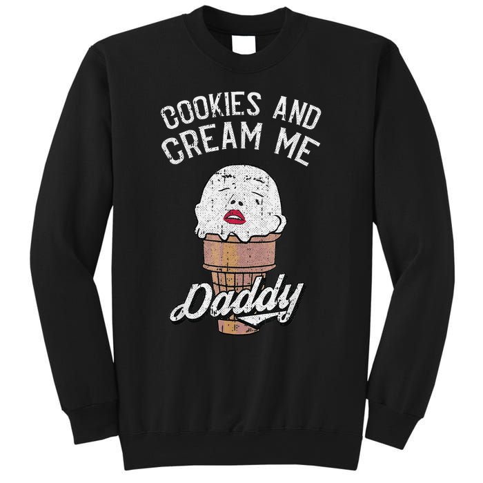 Funny Cookies And Cream Me Halloween Daddy Lazy Humor Horror Sweatshirt