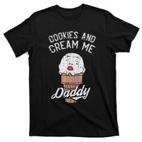 Funny Cookies And Cream Me Halloween Daddy Lazy Humor Horror T-Shirt