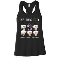 Funny Conservative Anti Woke Politically Incorrect Women's Racerback Tank