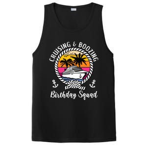 Funny Cruising and Boozing Birthday Cruise Birthday Squad PosiCharge Competitor Tank