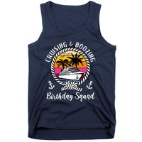 Funny Cruising and Boozing Birthday Cruise Birthday Squad Tank Top