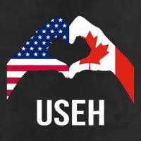 Funny Canada American Flag Us Eh Adult Drive Performance Visor