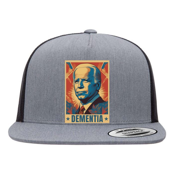 Funny Conservative Anti Joe Biden Flat Bill Trucker Hat