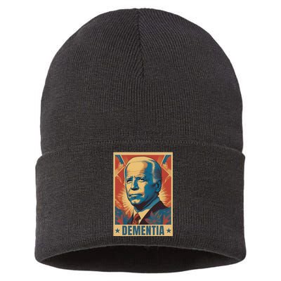 Funny Conservative Anti Joe Biden Sustainable Knit Beanie