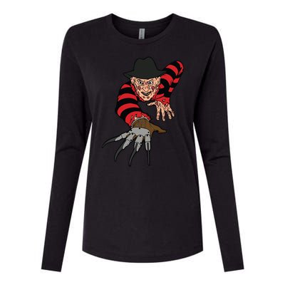 Freddy Creeping At You Womens Cotton Relaxed Long Sleeve T-Shirt