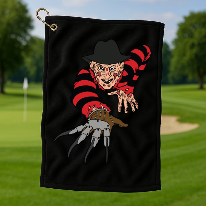 Freddy Creeping At You Golf Towel