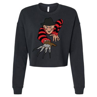 Freddy Creeping At You Cropped Pullover Crew