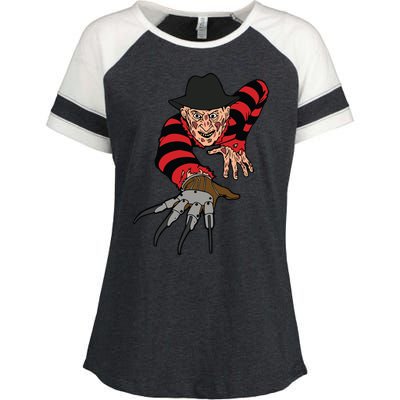 Freddy Creeping At You Enza Ladies Jersey Colorblock Tee